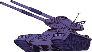 Type 61 MBT from Mobile Suit Gundam