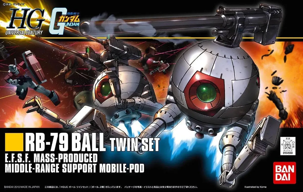 1/144 HGUC RB-79 Ball Twin Set