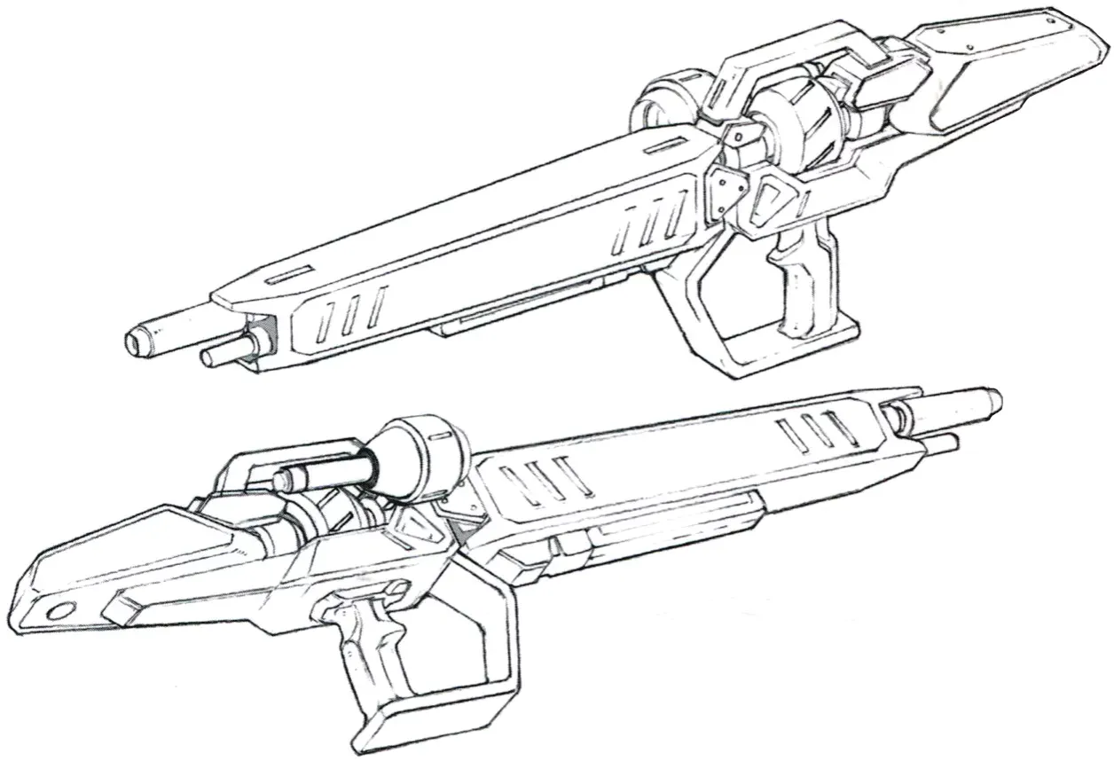 Me02R-Fc Messer Type-F Naked (Commander Type) beam rifle