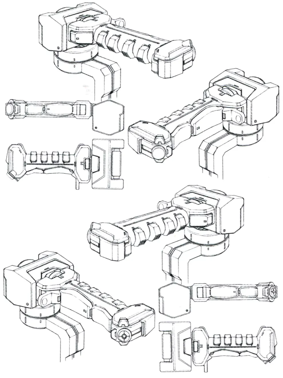 Me02R-Fc Messer Type-F Naked (Commander Type) controls