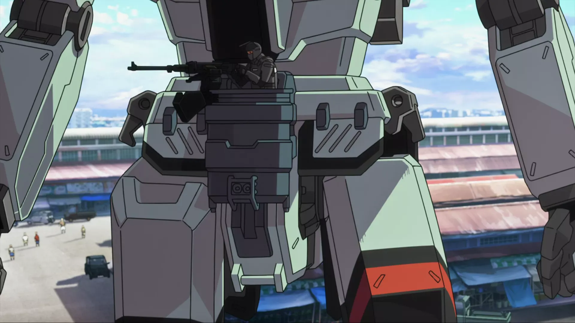 RGM-89Gmh Jegan Ground Type A (Man Hunter) turret nest