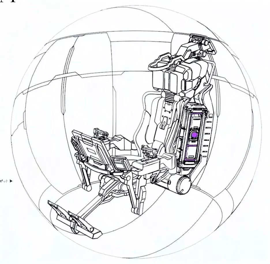 RX-104FF Penelope cockpit