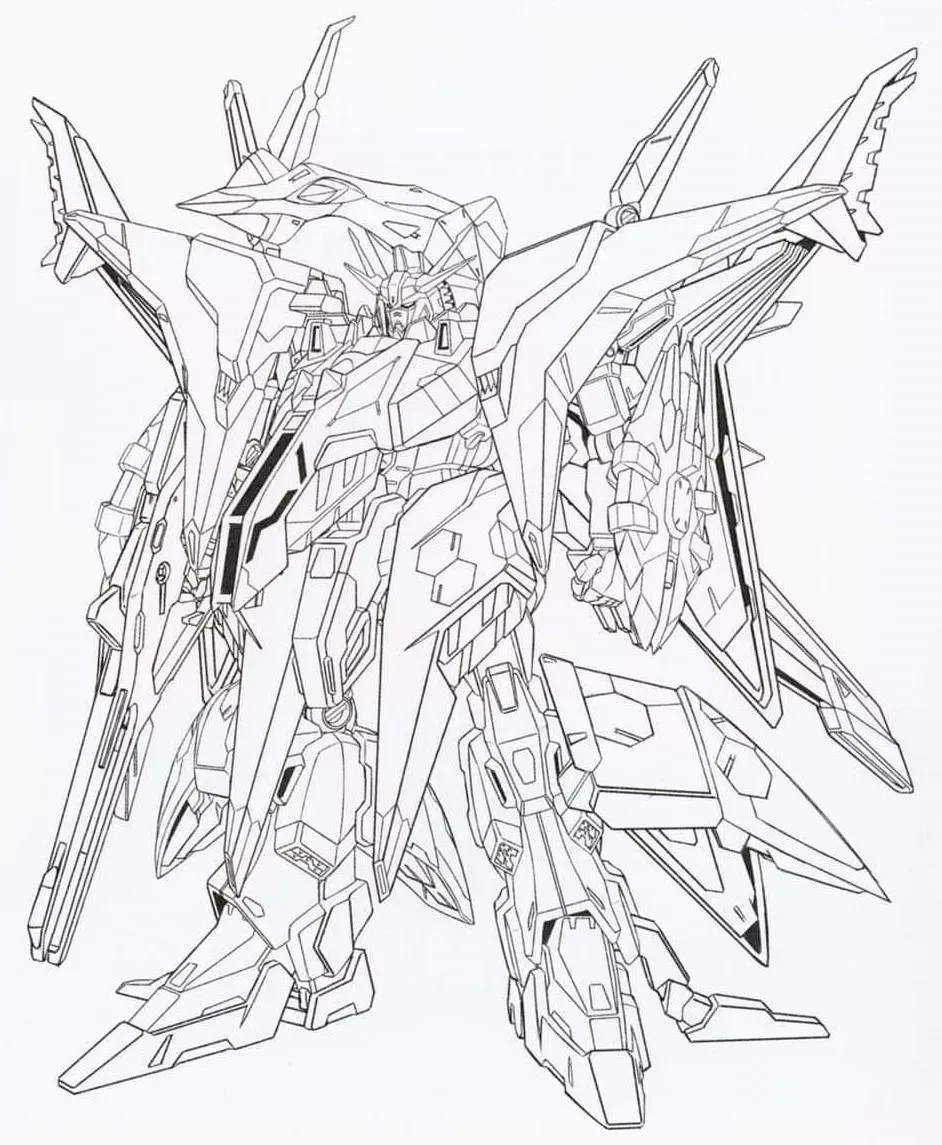 RX-104FF Penelope lineart