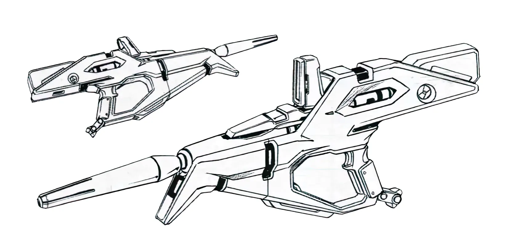 RX-105 Ξ Gundam beam rifle