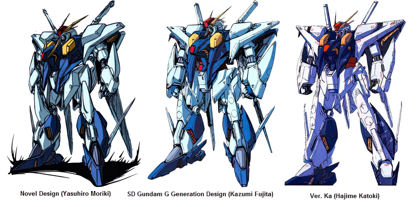 RX-105 Ξ Gundam designs