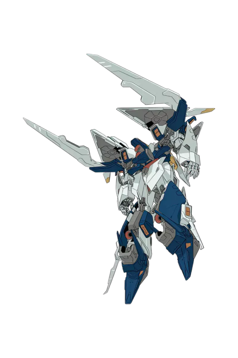 RX-105 Ξ Gundam flight mode bottom