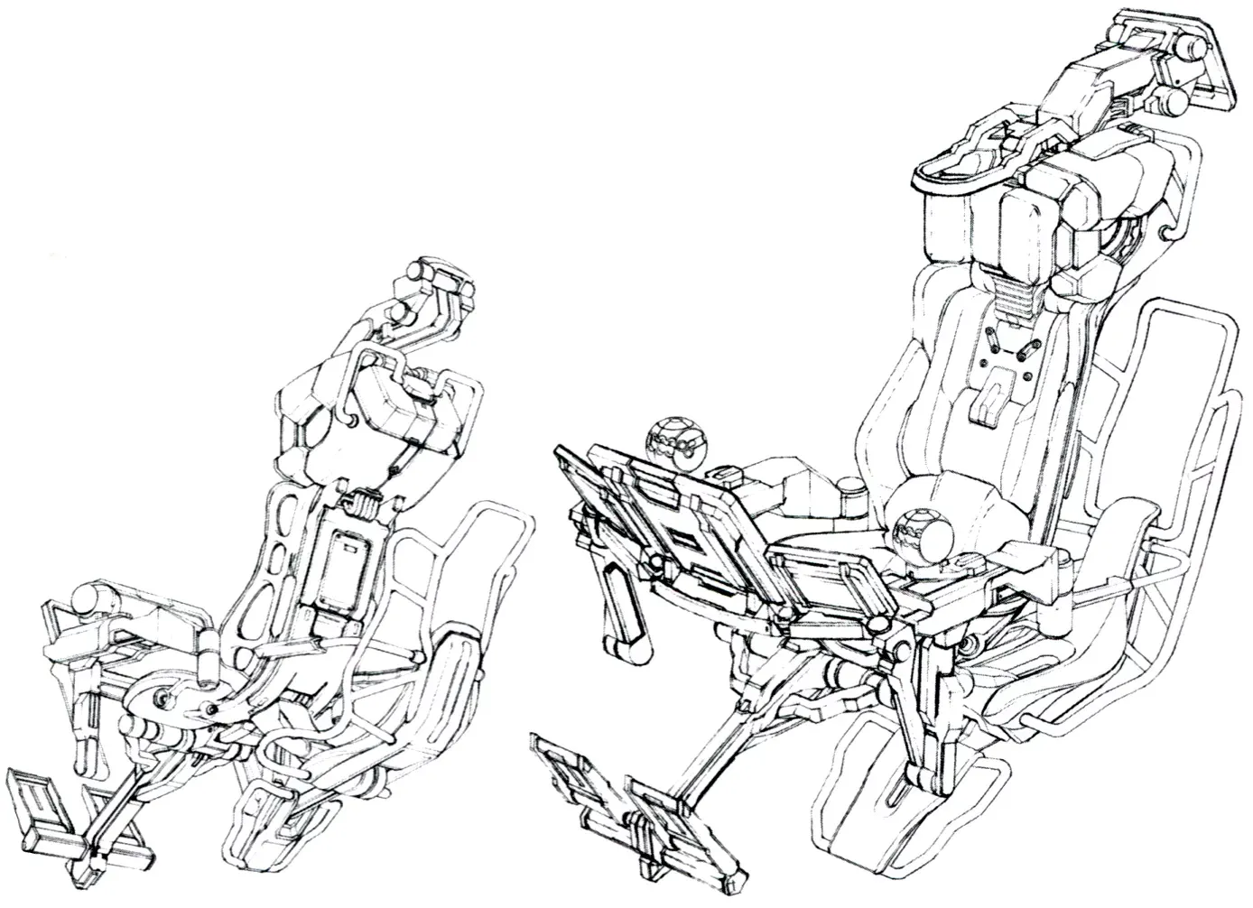 RX-105 Ξ Gundam linear seat