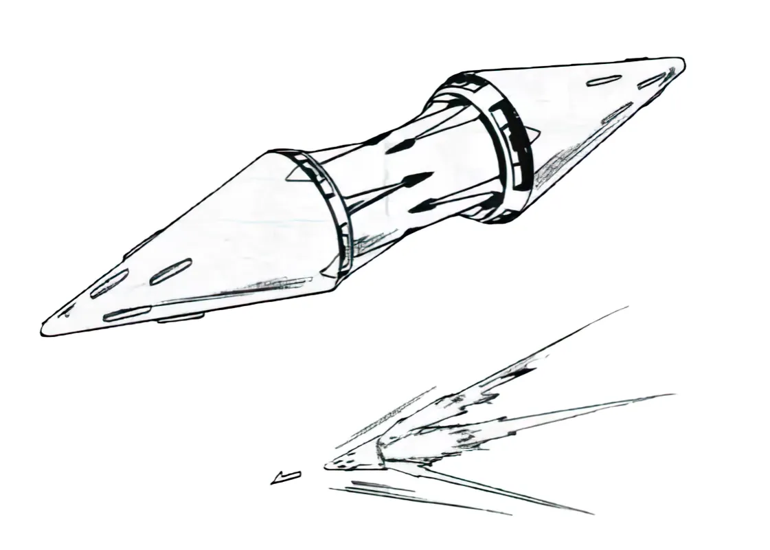 RX-105 Ξ Gundam missile funnel