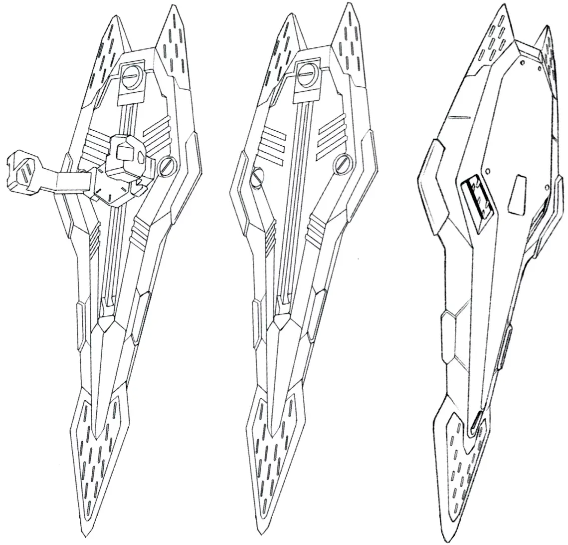 RX-105 Ξ Gundam shield