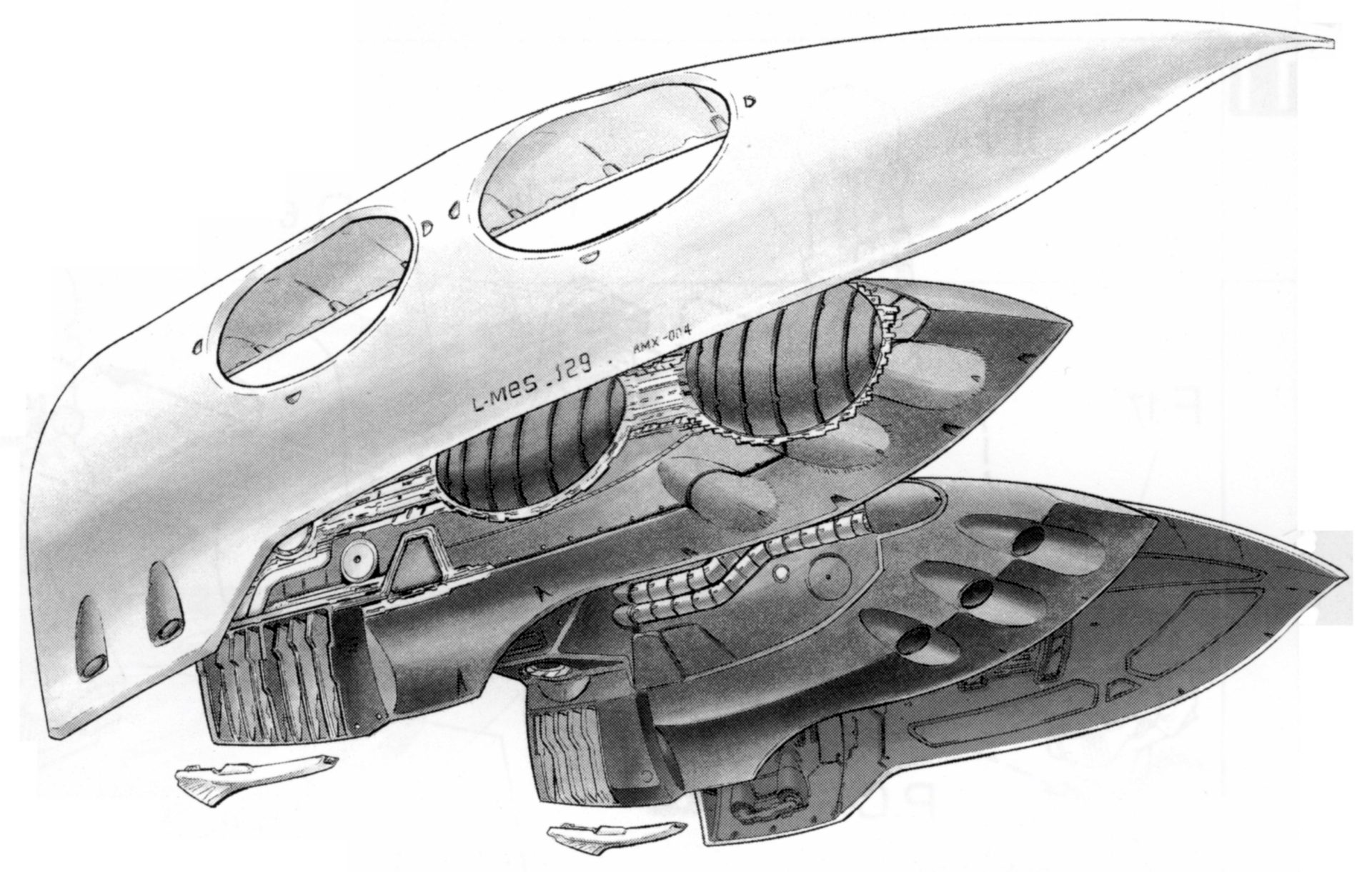 AMX-004G Qubeley Mass Production Type wing binder