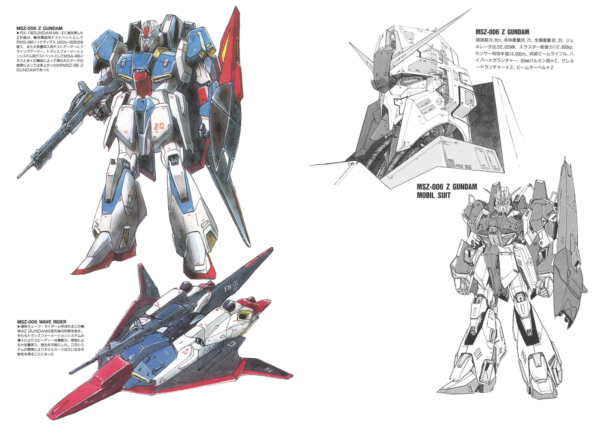 Msz 006 Zeta Gundam Mechabay